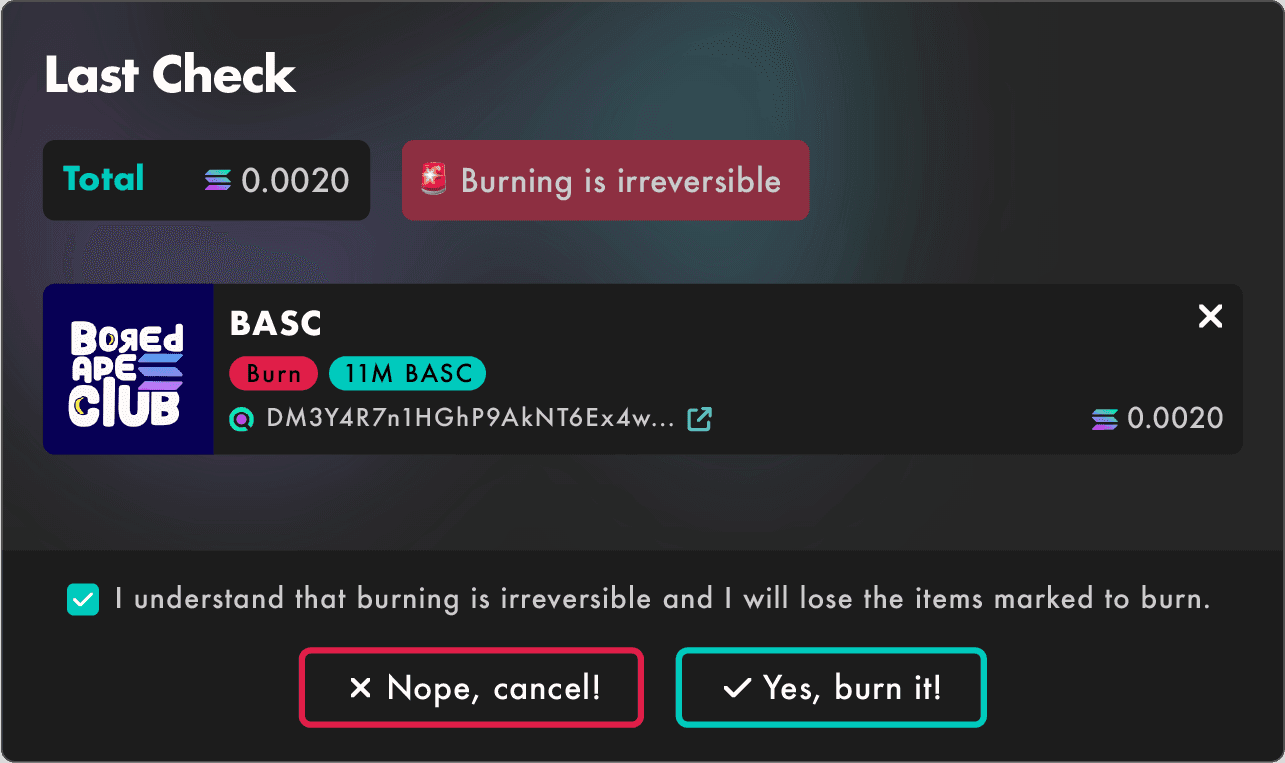 How to Burn Tokens with SolRIP