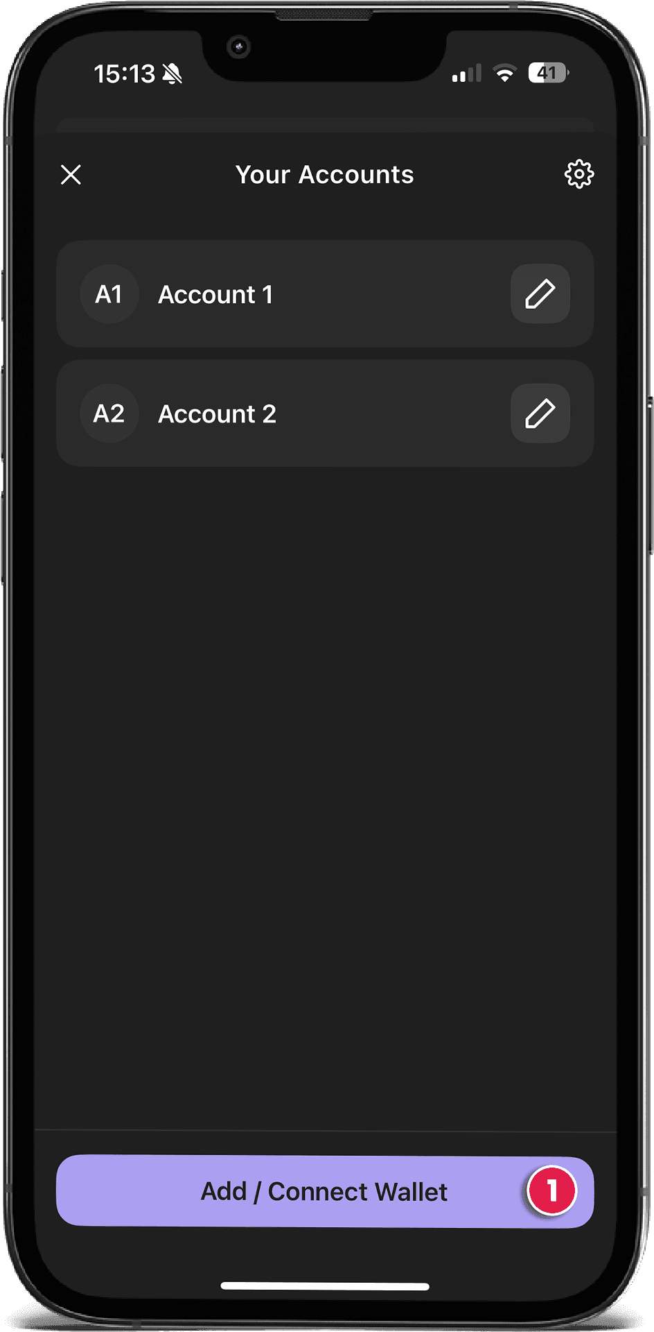 Add / Connect Wallet