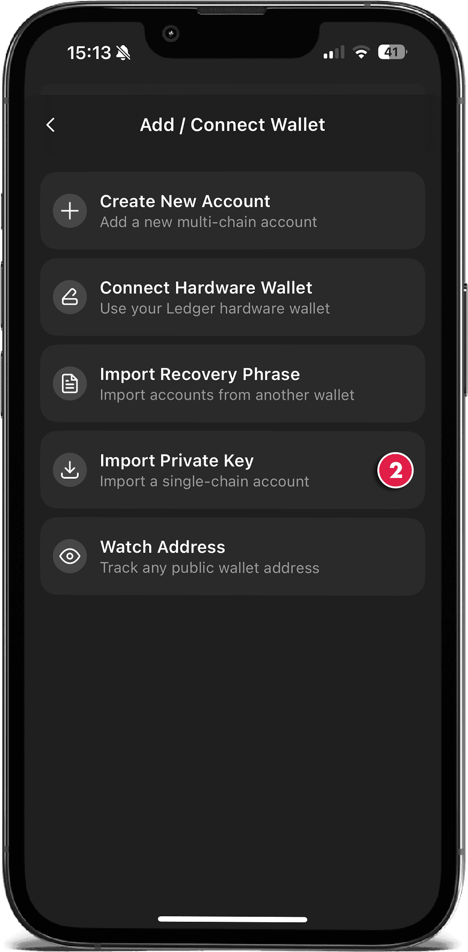 Import Recovery Phrase